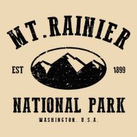 Mt. Rainier National Park Love Hiking Wanderlust Zip Tote Bag