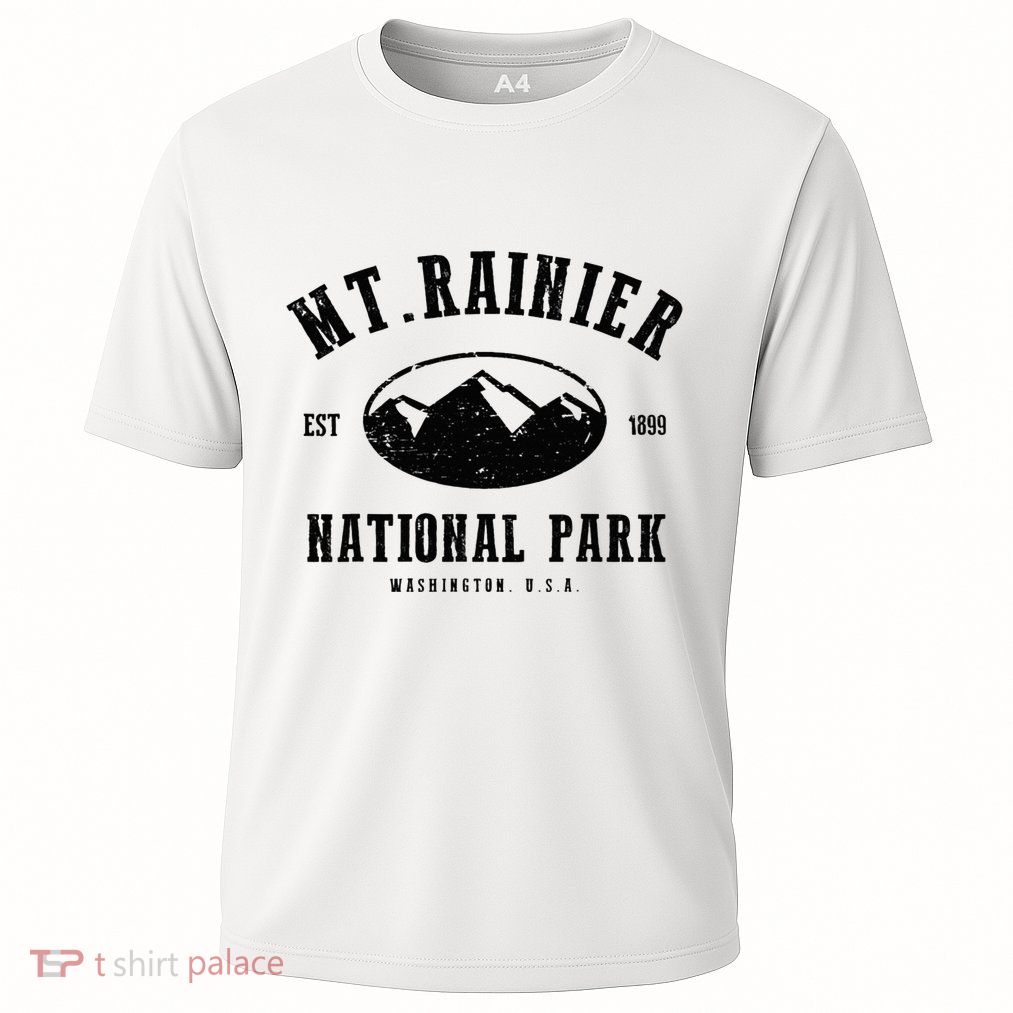 Mt. Rainier National Park Love Hiking Wanderlust Performance Shirt