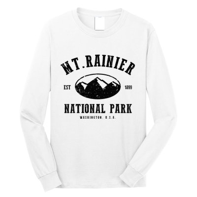 Mt. Rainier National Park Love Hiking Wanderlust Long Sleeve Shirt