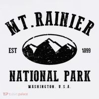 Mt. Rainier National Park Love Hiking Wanderlust Tall T-Shirt