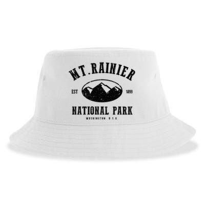 Mt. Rainier National Park Love Hiking Wanderlust Sustainable Bucket Hat