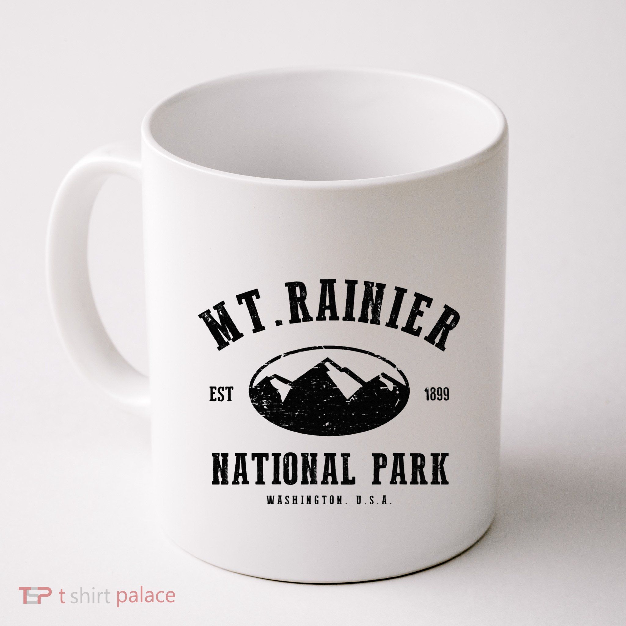 Mt. Rainier National Park Love Hiking Wanderlust Mug