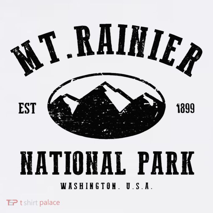 Mt. Rainier National Park Love Hiking Wanderlust Premium T-Shirt