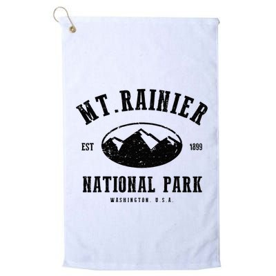 Mt. Rainier National Park Love Hiking Wanderlust Golf Towel