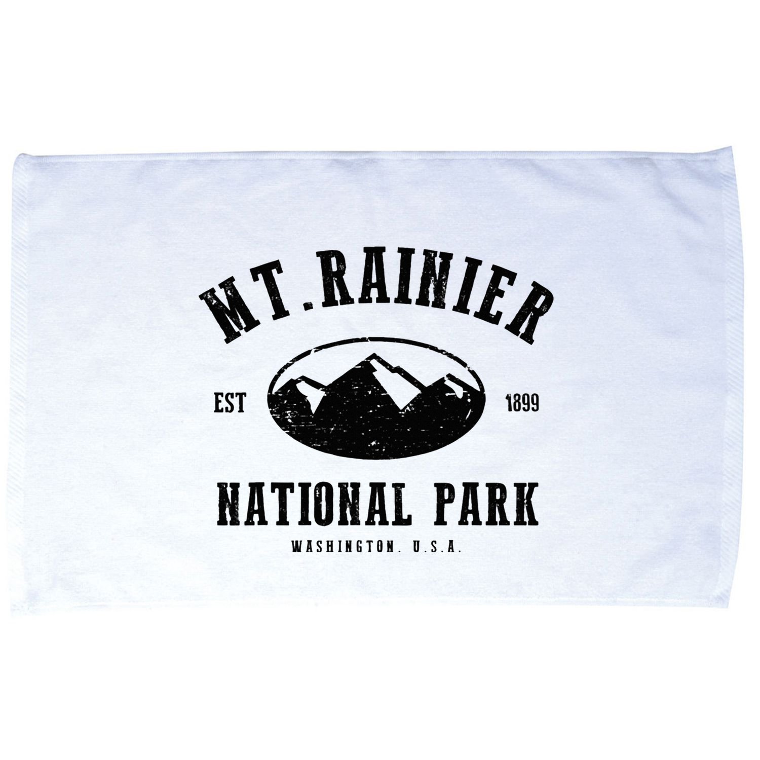 Mt. Rainier National Park Love Hiking Wanderlust Microfiber Hand Towel