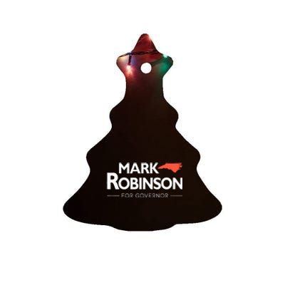 Mark Robinson North Carolina For Governor Election Ceramic Tree Ornament