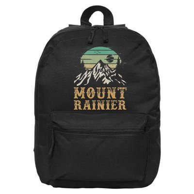 Mount Rainier National Park Merchandise Hiking Mt Rainier 16 in Basic Backpack