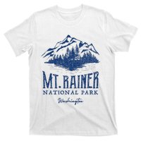 Mt. Rainier National Park Vintage Mountains Graphic T-Shirt