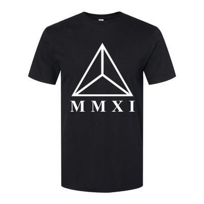 Mmxi Roman Numerals Triangle Softstyle CVC T-Shirt