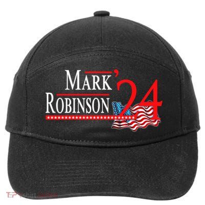 Mark Robinson North Carolina For Governor Election 2024 7-Panel Snapback Hat