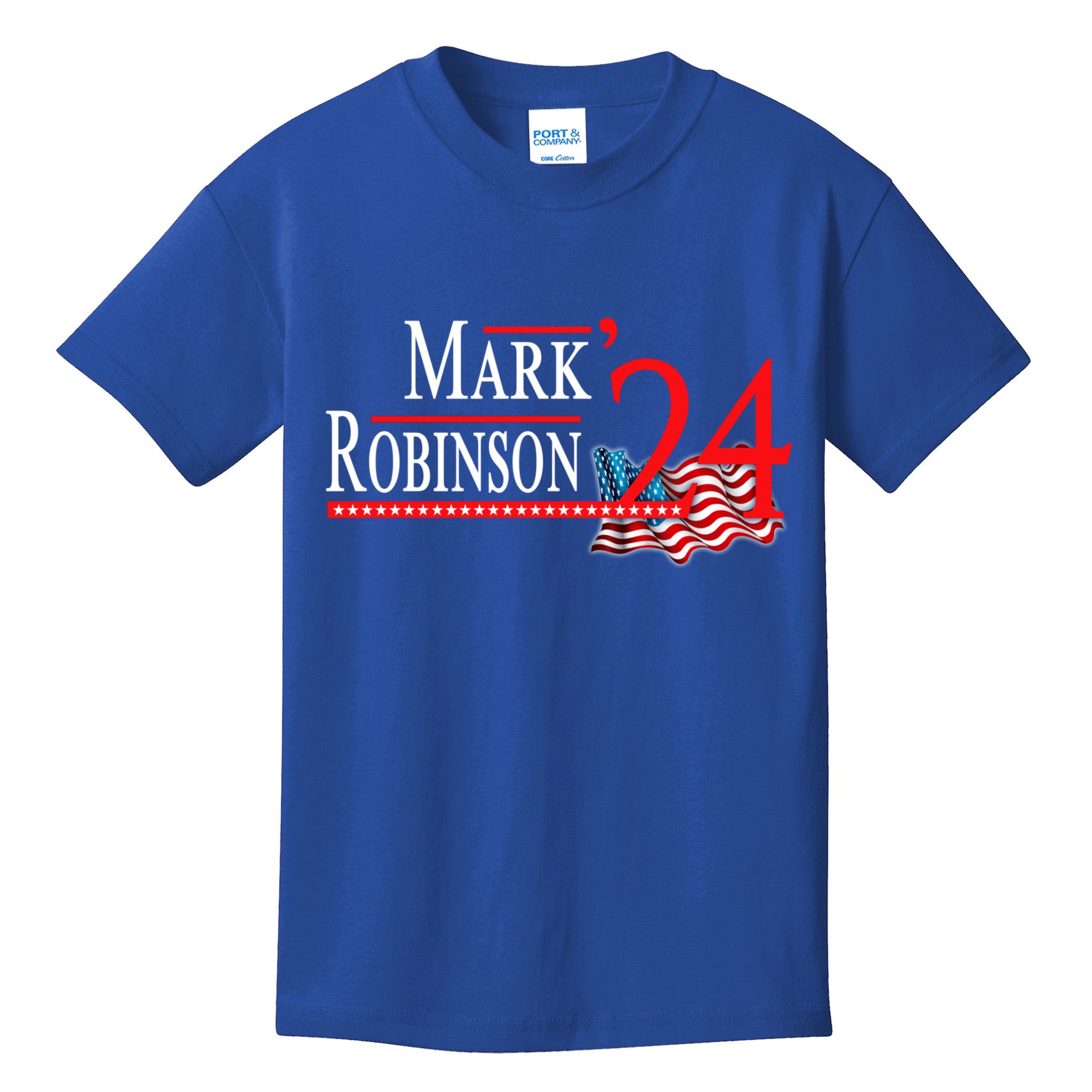 Mark Robinson North Carolina For Governor Election 2024 Kids T-Shirt