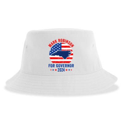 Mark Robinson North Carolina For Governor Election 2024 Sustainable Bucket Hat