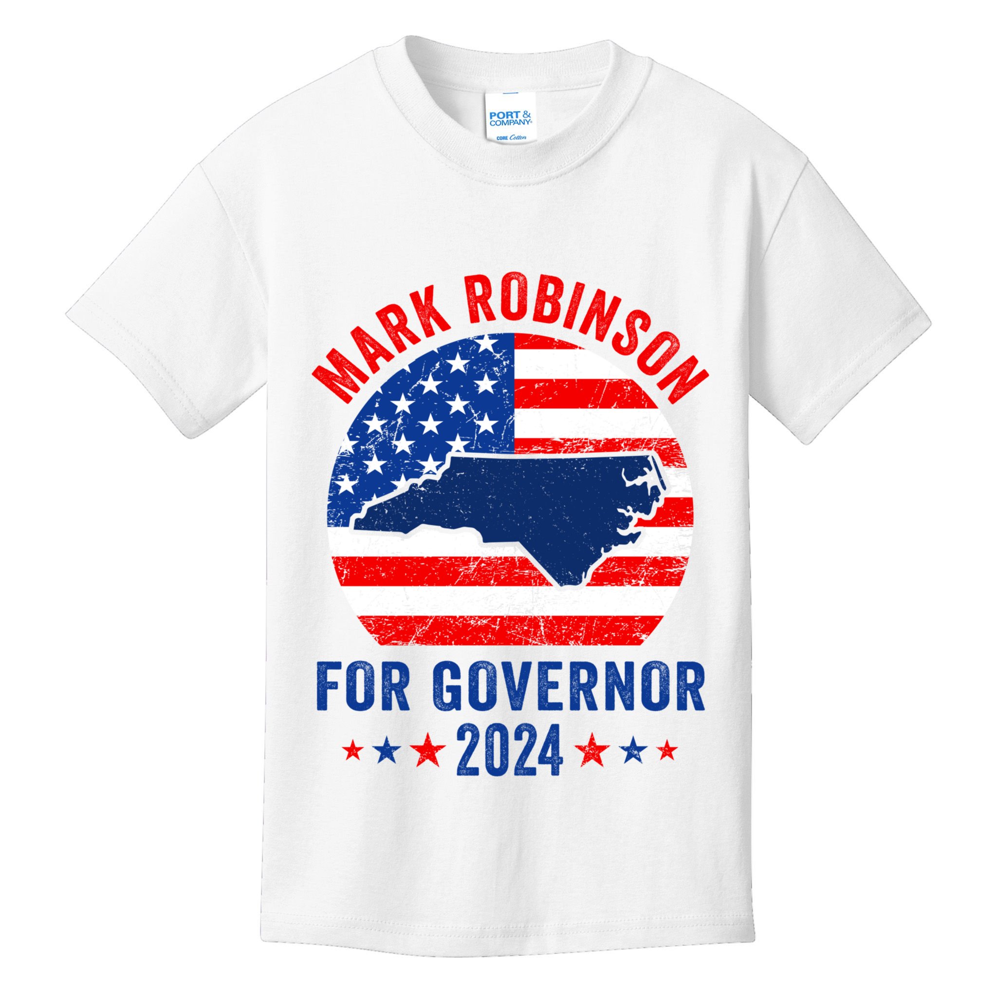 Mark Robinson North Carolina For Governor Election 2024 Kids T-Shirt