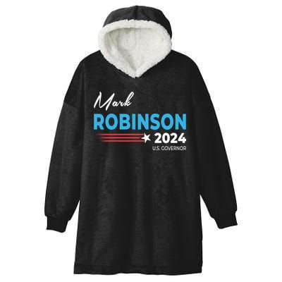Mark Robinson North Carolina For Governor Election 2024 Hooded Wearable Blanket