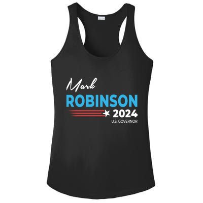 Mark Robinson North Carolina For Governor Election 2024 Ladies PosiCharge Competitor Racerback Tank