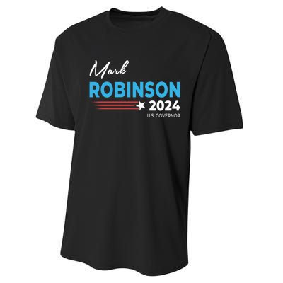 Mark Robinson North Carolina For Governor Election 2024 Performance Sprint T-Shirt