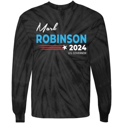 Mark Robinson North Carolina For Governor Election 2024 Tie-Dye Long Sleeve Shirt