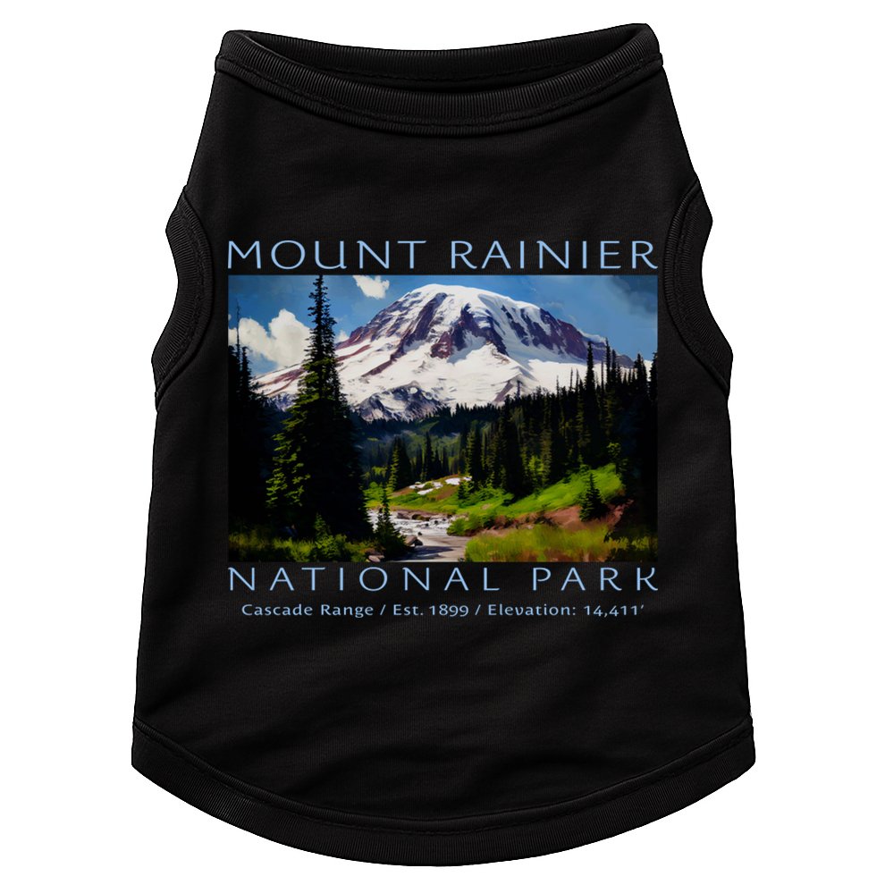 Mount Rainier National Park Doggie Tank
