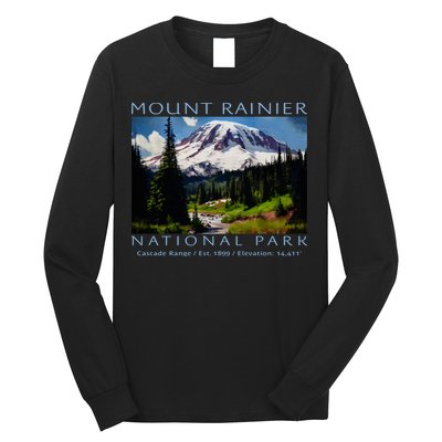 Mount Rainier National Park Long Sleeve Shirt