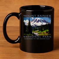 Mount Rainier National Park 11oz C Handle Ceramic Mug