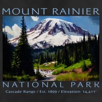 Mount Rainier National Park 11oz C Handle Ceramic Mug