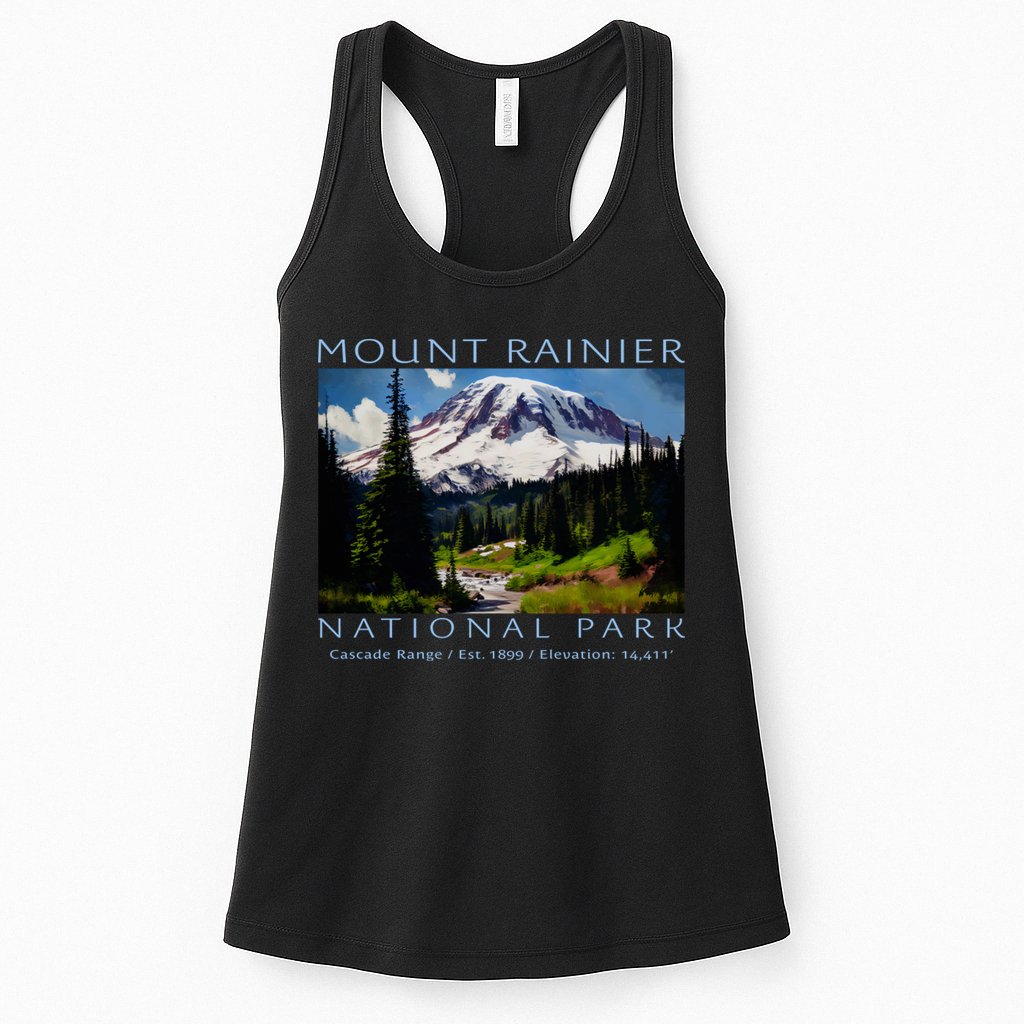 Mount Rainier National Park Womens Tank Top