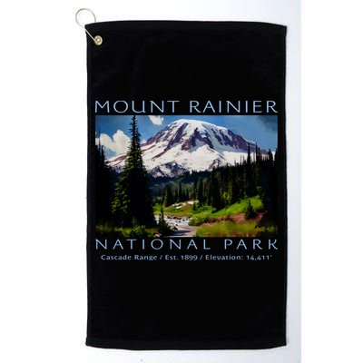 Mount Rainier National Park Golf Towel