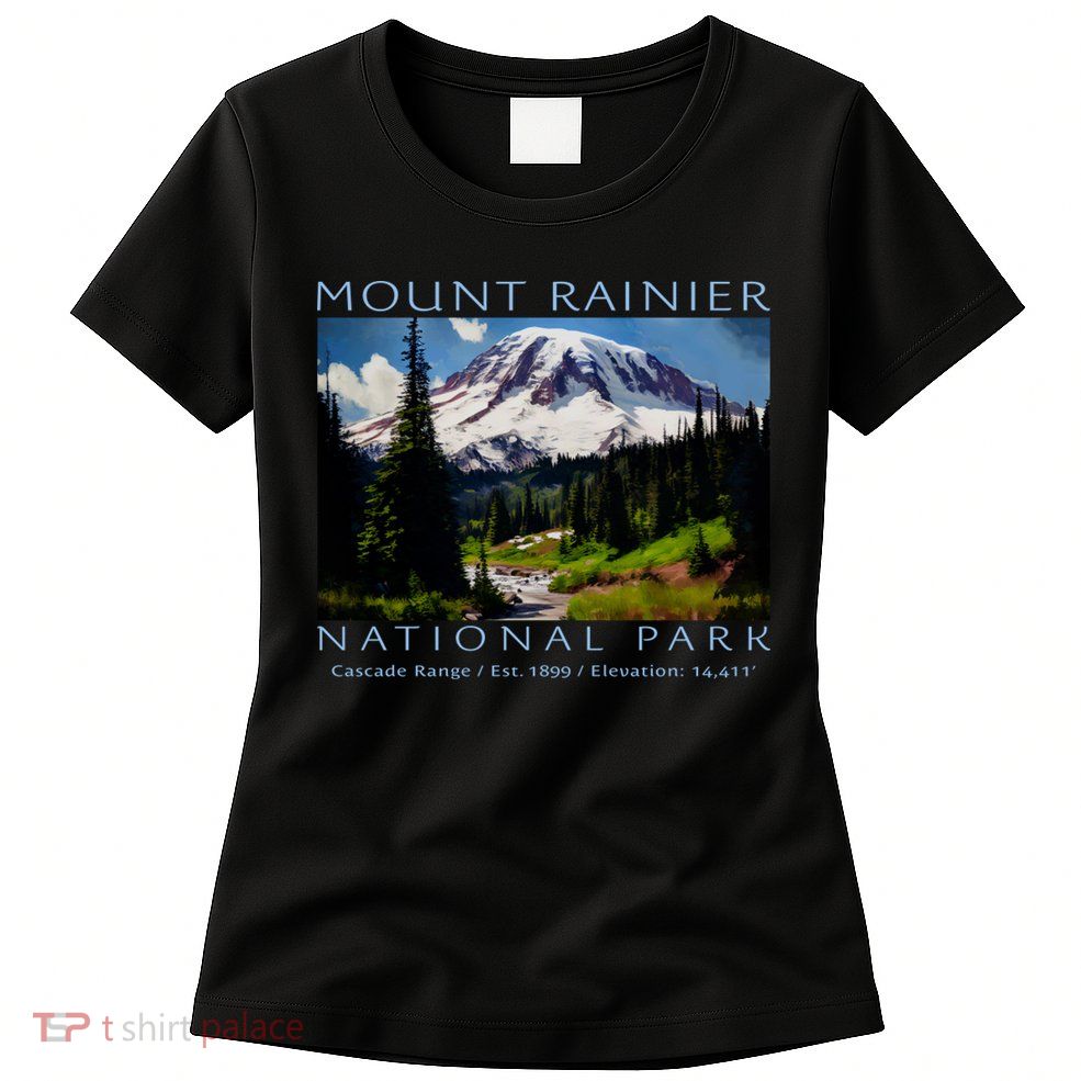 Mount Rainier National Park Womens T-Shirt