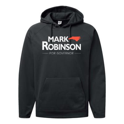 Mark Robinson North Carolina For Governor Election 2024 NC Performance Fleece Hoodie