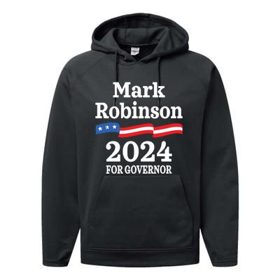 Mark Robinson North Carolina For Governor Election 2024 Nc Performance Fleece Hoodie