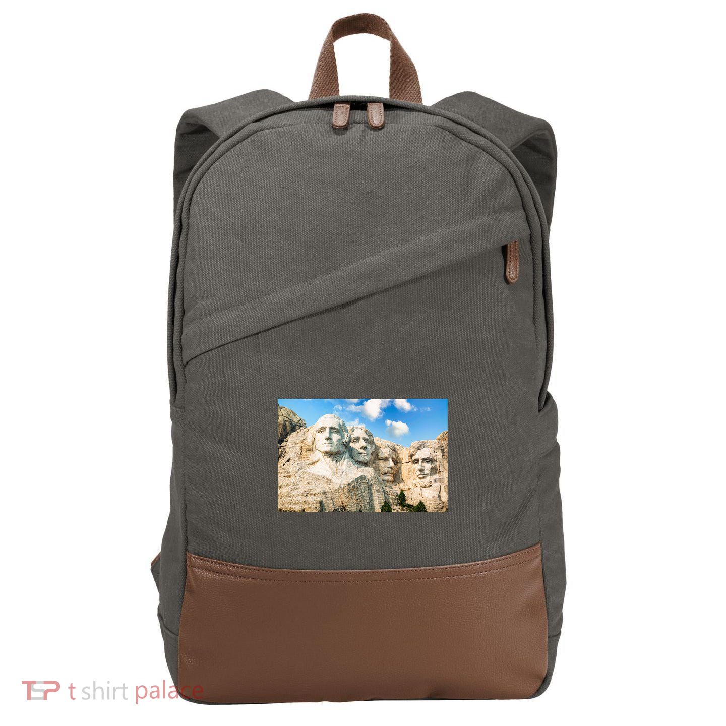 Mt. Rushmore National Memorial Park In South Dakota Cotton Canvas Backpack