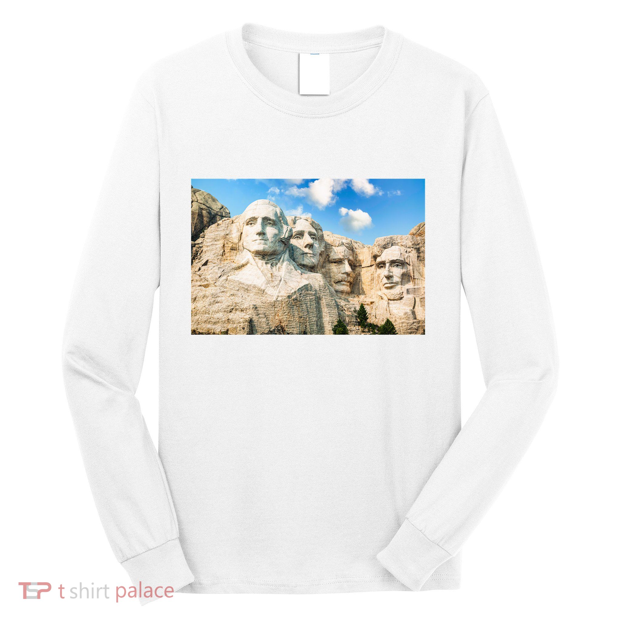 Mt. Rushmore National Memorial Park In South Dakota Long Sleeve Shirt