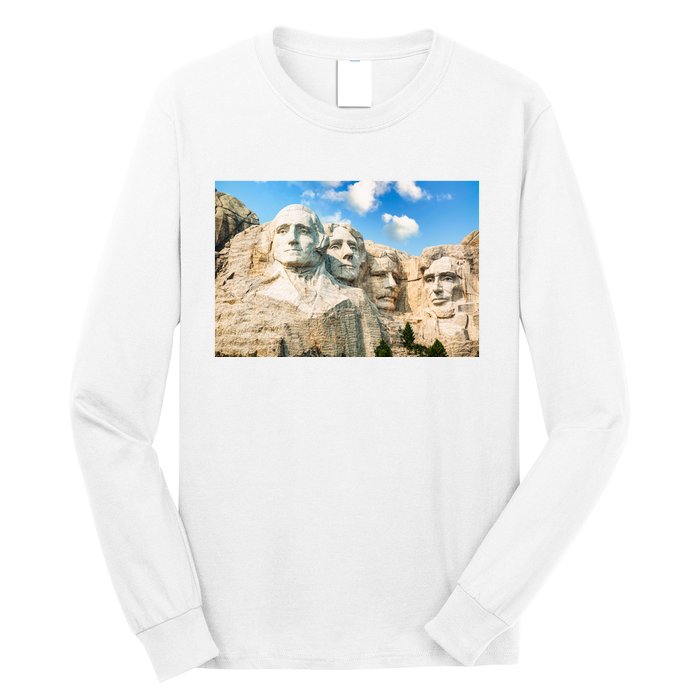 Mt. Rushmore National Memorial Park In South Dakota Long Sleeve Shirt