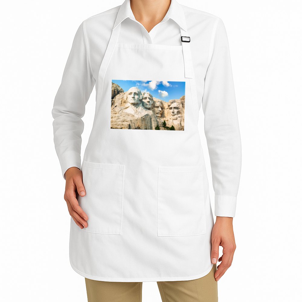 Mt. Rushmore National Memorial Park In South Dakota Apron