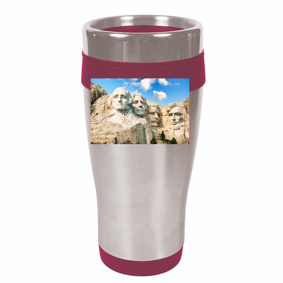 Mt. Rushmore National Memorial Park In South Dakota V-Neck T-Shirt