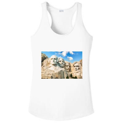 Mt. Rushmore National Memorial Park In South Dakota Ladies PosiCharge Competitor Racerback Tank
