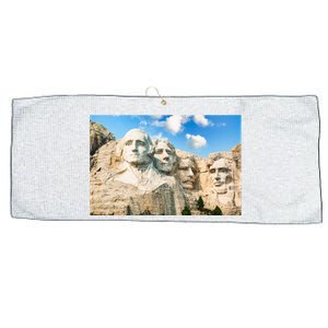 Mt. Rushmore National Memorial Park In South Dakota Large Microfiber Waffle Golf Towel