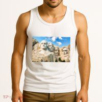 Mt. Rushmore National Memorial Park In South Dakota Tank Top