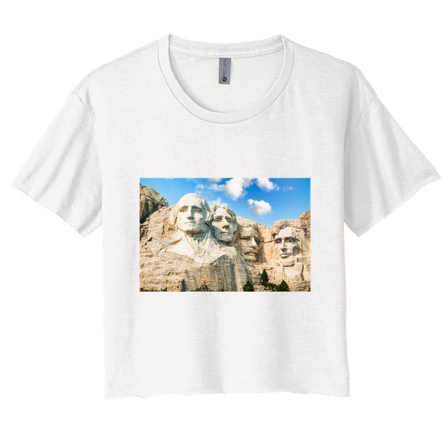 Mt. Rushmore National Memorial Park In South Dakota Crop Top