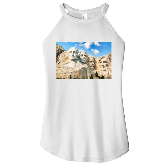 Mt. Rushmore National Memorial Park In South Dakota Women's Perfect Tri Rocker Tank
