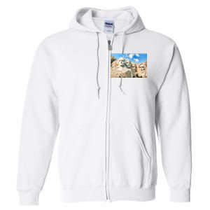 Mt. Rushmore National Memorial Park In South Dakota Full Zip Hoodie