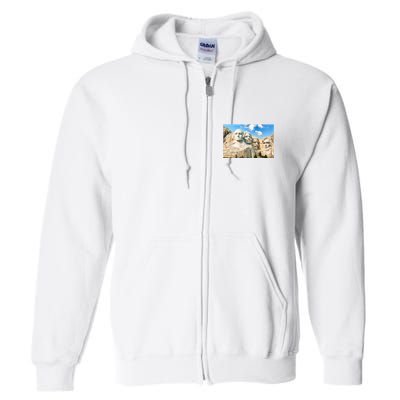 Mt. Rushmore National Memorial Park In South Dakota Full Zip Hoodie