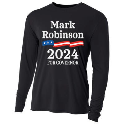 Mark Robinson North Carolina For Governor Election 2024 NC Cooling Performance Long Sleeve Crew