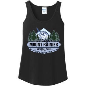 Mount Rainier National Park Washington Novelty Souvenir Ladies Essential Tank