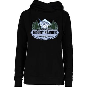 Mount Rainier National Park Washington Novelty Souvenir Womens Funnel Neck Pullover Hood