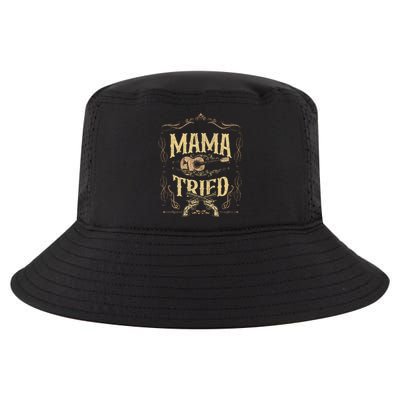 Mama-Tried Renegade Outlaw Music Lovers Country Cool Comfort Performance Bucket Hat