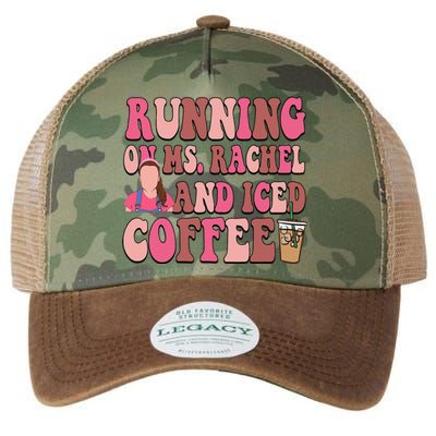 Mom Running On Ms Rachel And Iced Coffee Legacy Tie Dye Trucker Hat