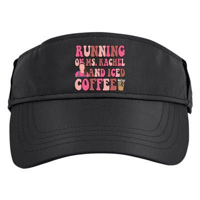 Mom Running On Ms Rachel And Iced Coffee Adult Drive Performance Visor