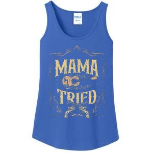 Mamatried Renegade Outlaw Music Lovers Ladies Essential Tank