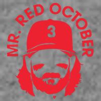 Mr Red October 7-Panel Snapback Hat
